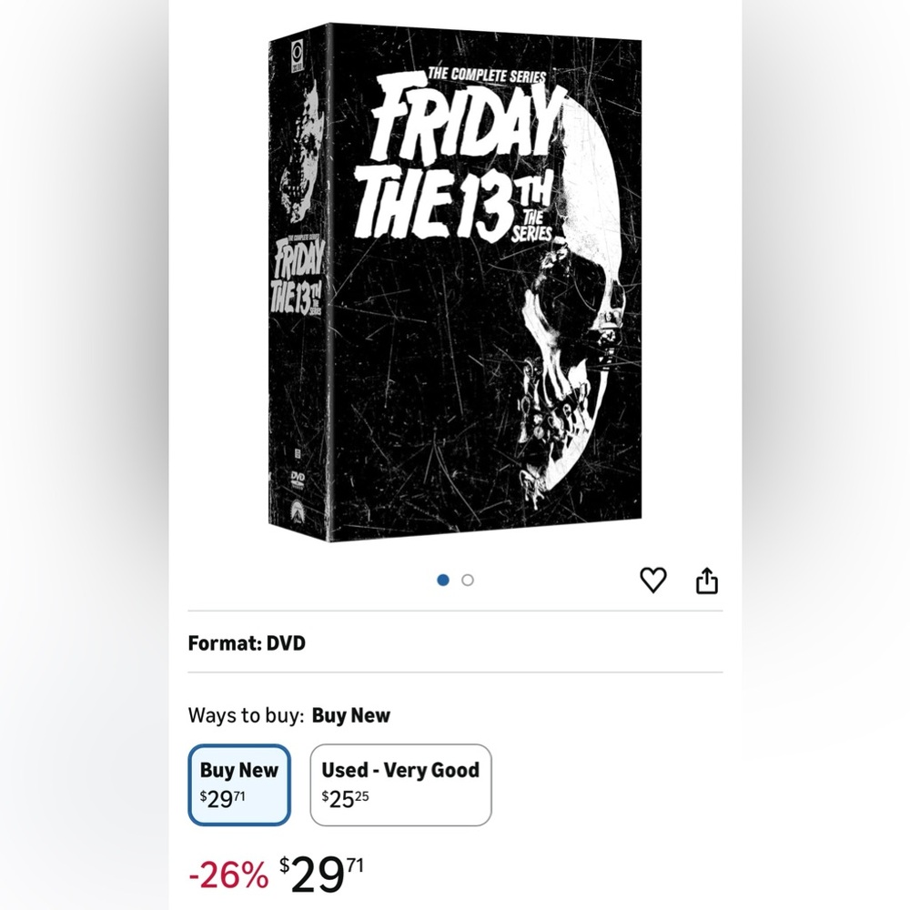 Friday the 13th : The Complete Series 17 Discs